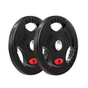 Fitnesslab 2x10kgrubber Olympic Weight Plate Lifting Bumper Fitness Gym Crossfit
