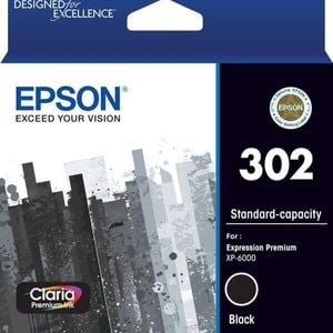 Epson Epson 302 Black Ink Cartridge Toner C13T01V192 Genuine Original