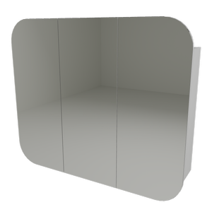 New England Joinery 1200mm Empira Three Door Shaving Cabinet