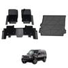 AUSGO Double-Layer Floor Mats & Boot Liner Set for Land Rover Discovery 3 4 2004-2016 Car Floor Liners Cargo Mat