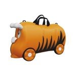 Lenoxx Kids 18l Travel Cabin Luggage W/ Trolley Ride On Wheel Suitcase (orange)