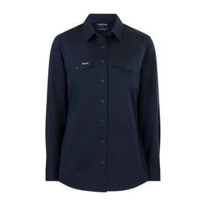 Citeco Size 16 Navy Womens Long Sleeve Shirt