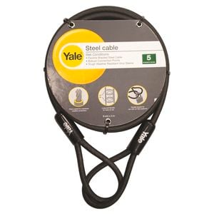 Yale 8mm x 3m Steel Cable With Vinyl Cover