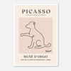 Galrie Elegant Minimalist Picasso Animal Series Drawing Art Print for Home Decor, Poster Only, A1 60 x 84cm (23 x 33inch)