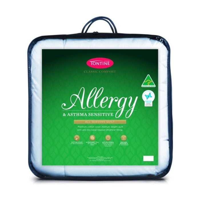 Tontine Classic Comfort Allergy And Asthma Sensitive Quilt All Seasons Single
