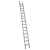INDALEX 4.9m Industrial Aluminium 180KG Pro Series Single Ladder