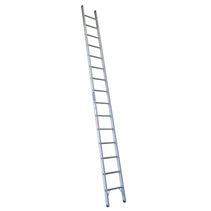 INDALEX 4.9m Industrial Aluminium 180KG Pro Series Single Ladder
