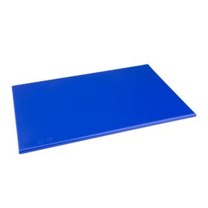 Hygiplas High Density Chopping Board Blue 450x300x12mm Commercial Kitchen Preparation
