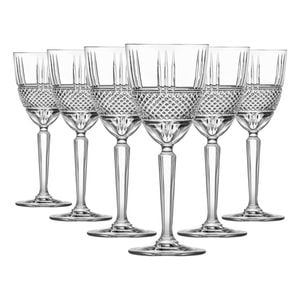 RCR Crystal Brillante Wine Glasses - 230ml - Pack of 6