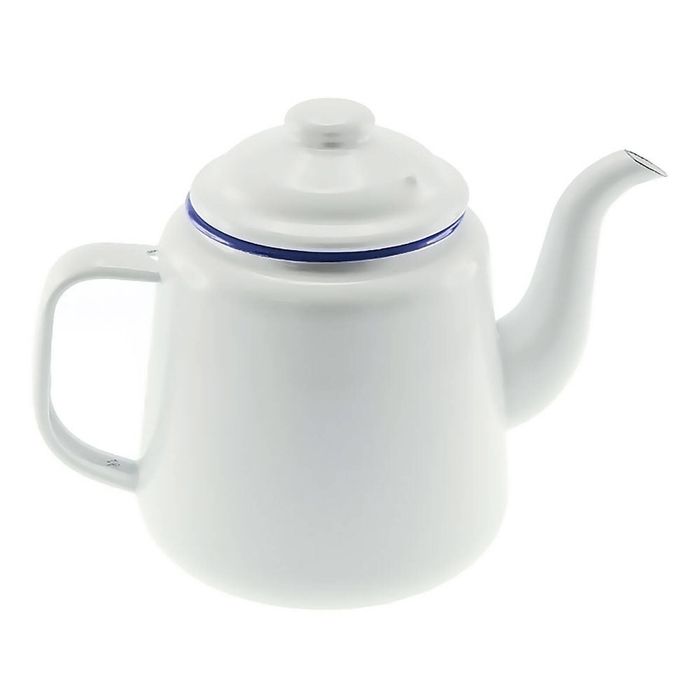 Falcon Teapot 1.5L White & Blue
