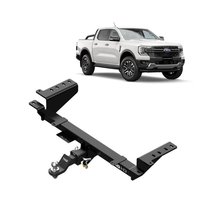 Tag Heavy Duty Towbar & Direct Fit Wiring For Next-gen Ford Ranger (01/2025 - On) - Styleside Utes