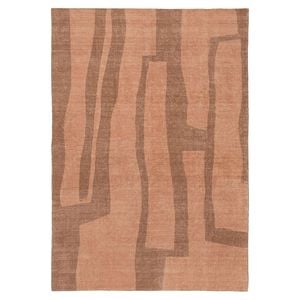 Loopsie-330cm X 240cm-roxbury Brown Printed Washable Rug