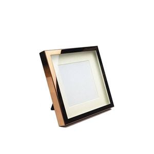 Classica Rose Gold Square Picture Frame Glass & Steel Home Decoration 13x13cm