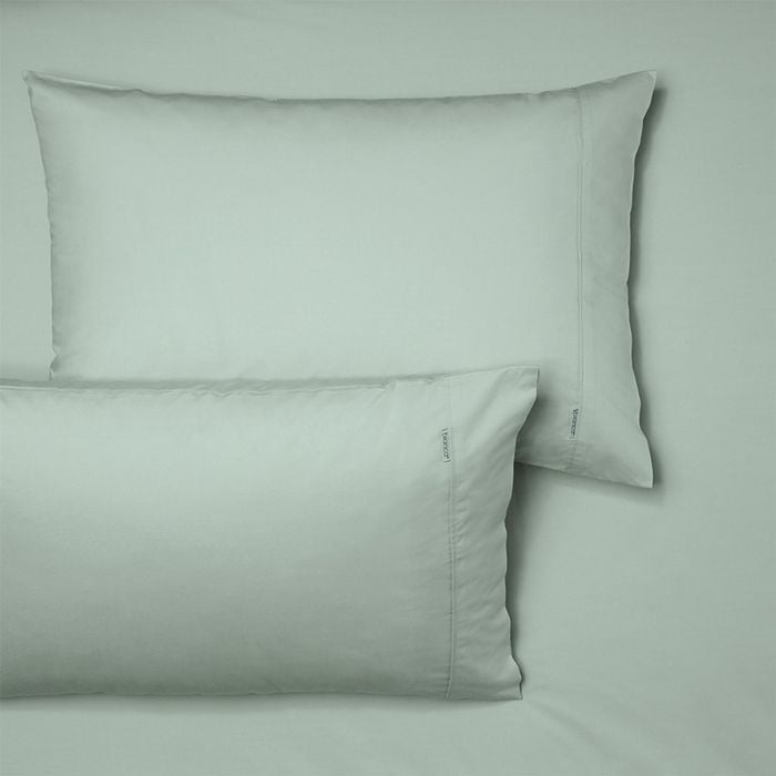 Bianca Heston 300tc Percale Cotton Sheet Combo Set Sage - Double Bed