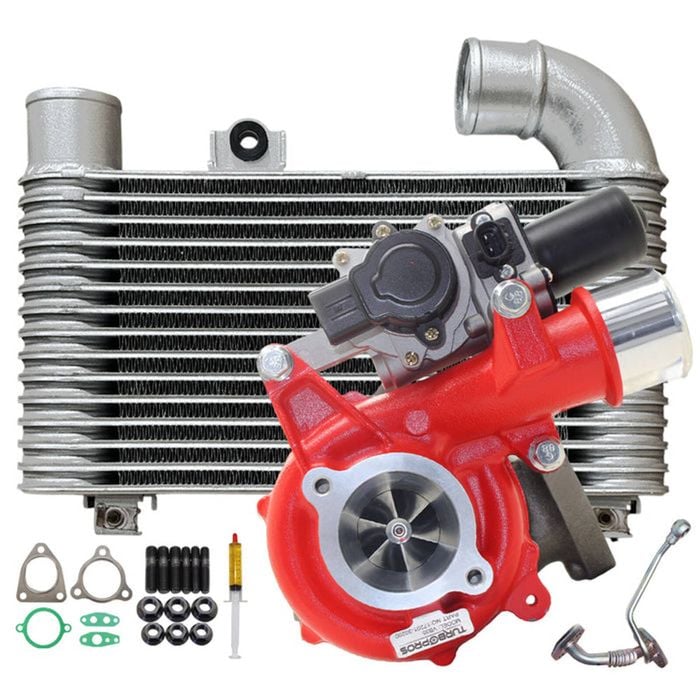 Gen1 High Flow Turbo+64mm Intercooler+oil Feed Pipe For Toyota Hiace 1kd-ftv 3.0l Vb35