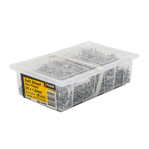 Paslode 25 x 1.8mm 2kg Zinc Plated Soft Sheet Nails - 3300 Pack