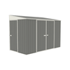 Absco Sheds 3.0 x 1.52 x 2.08m Woodland Grey Three Door Bike Shed
