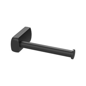 Phoenix Matte Black Aplo Toilet Roll Holder