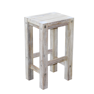 QFurniture White Sturdy High Stool