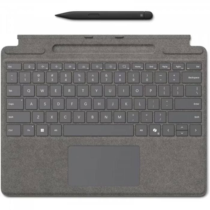 Microsoft Surface Pro Keyboard With Slim Pen For Business - Platinum