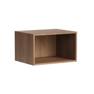 Kaboodle 360 x 400-499mm Cajun Oak Customisable Microwave Open Shelf