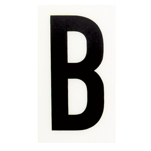 Sandleford 85 x 55mm B Black and White Self Adhesive Letter