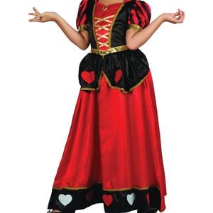 Storybook Girls Red Queen Of Hearts Book Week Costume - 10-12