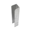 Ridgi 50 x 50 x 3mm 0.65m Galvanised Steel C End Post Upright Sleeper - 0.65m