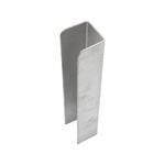 Ridgi 50 x 50 x 3mm 0.65m Galvanised Steel C End Post Upright Sleeper - 0.65m