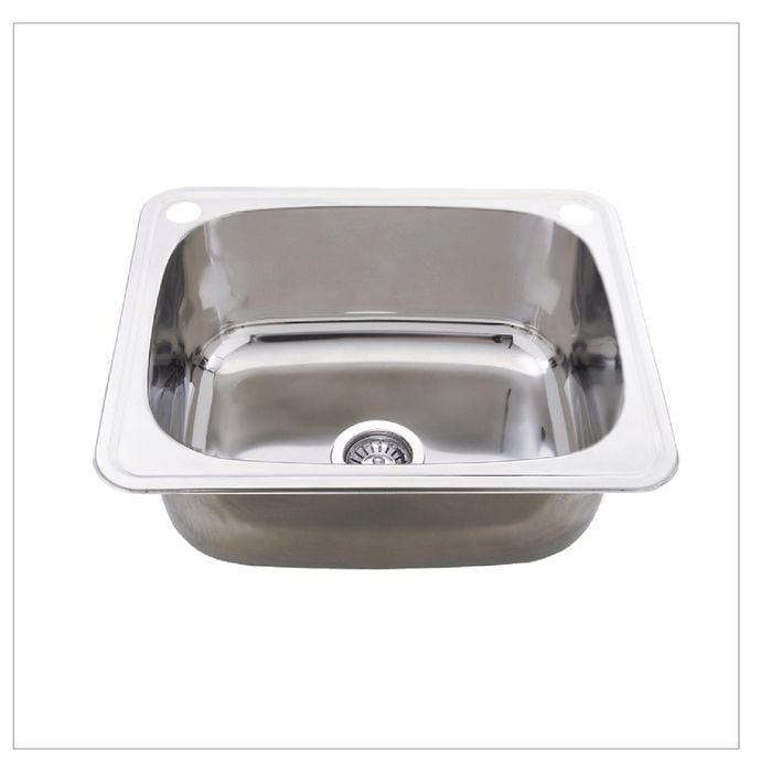 Everhard Classic 35L 2 Tap Hole Utility Sink