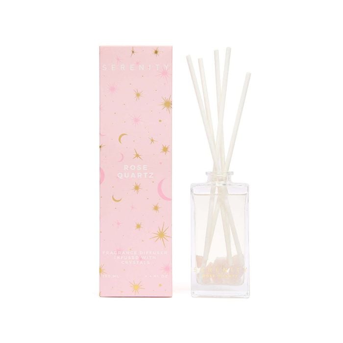 Serenity 130ml Reed Diffuser Scented Home Fragrance/Aroma Crystal Rose