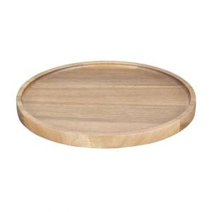 Olympia Round Plates Acacia Wood Rustic Tableware 250(d)mm