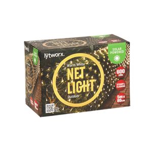 Lytworx Warm White Solar Net Lights - 600 Pack