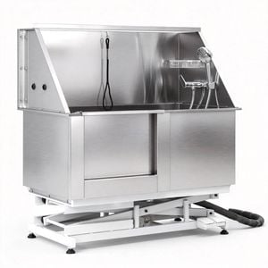 I.pet Electric Pet Bath Tub Dog Grooming Stainless Steel Wash Station 127cm