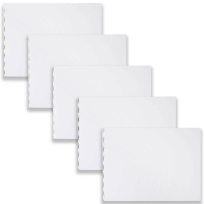 5pc Spirax 532 A2 Sketch Book 40-pages 110gsm 422x594mm Paper Writing Stationery