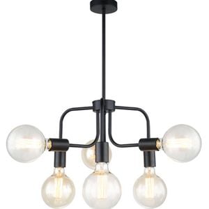CLA Lighting HEXA Modern Abstract Pendant Light - Black