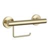 evekare Brushed Brass Toilet Roll Holder with Grab Rail