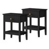 ALFORDSON 2x Bedside Tables Hamptons