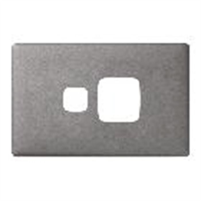 HPM Gun Metal Linea Powerpoint Cover Plate Single