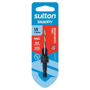 Sutton Snappy 1/8" 8-10G Drill Countersink Bit