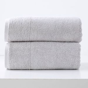 2pc Renee Taylor Aireys 650GSM Zero Twist Bath Sheet Vapour