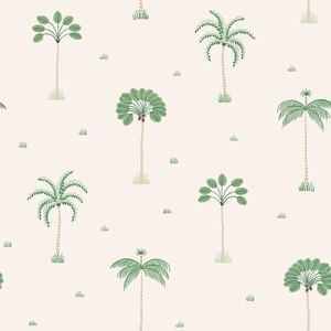 Wallpaper Trader Milo Palms Wallpaper Roll 10.05m X 53cm, Green