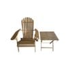 Susu 2-Piece Adirondack Outdoor Sunlounge Set