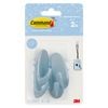 Command Glitter Hooks Sky Glitter - 4 pack