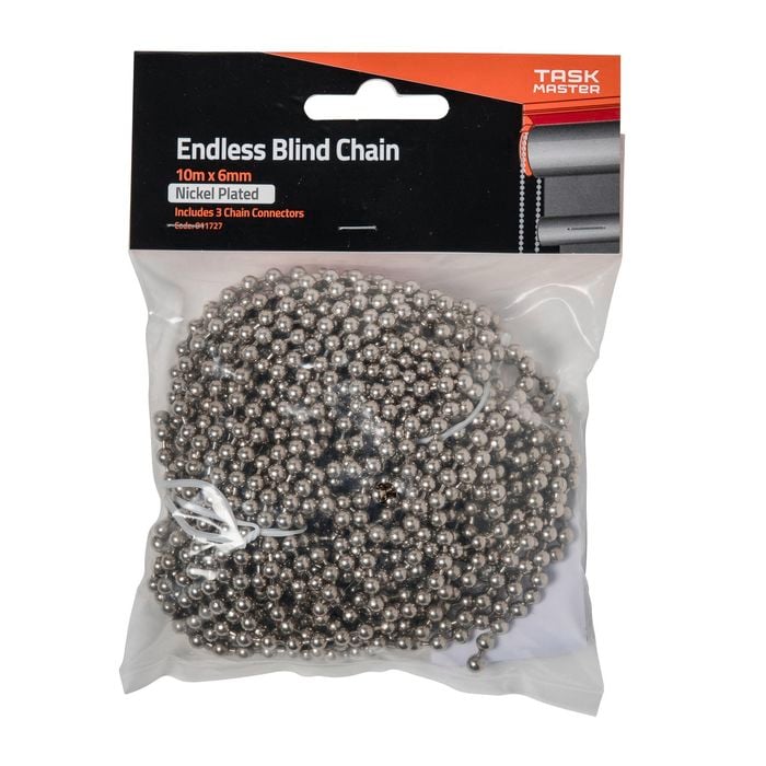 Taskmaster 10m x 6mm Nickel Endless Chain