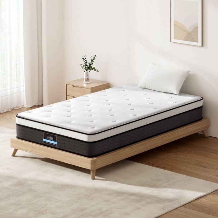 Giselle Bedding 21cm Euro Top Bonnell Spring King Single Mattress