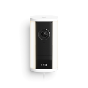 Ring Spotlight Camera Pro (2nd Gen) 4K Security Camera Plug-In White