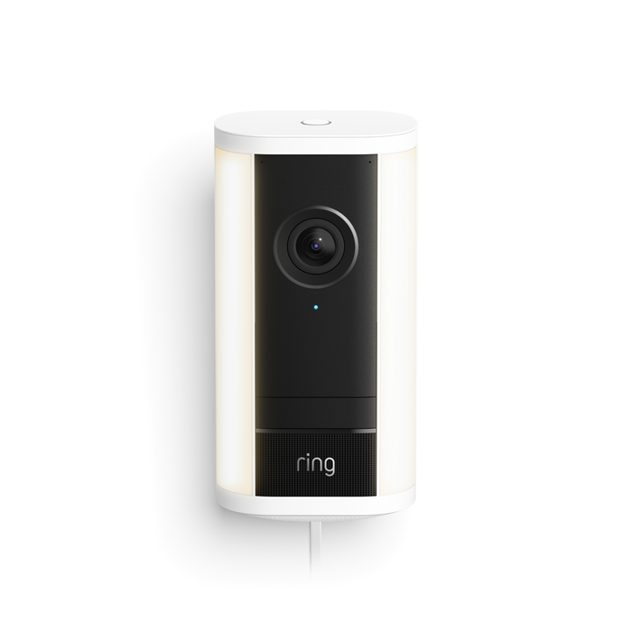 Ring Spotlight Camera Pro (2nd Gen) 4K Security Camera Plug-In White