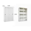 ITONOV Outdoor steel storage cabinet garage metal cupboard garden shed sheds