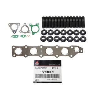 Genuine Exhaust Manifold & Turbo Gasket & Stud Kit For Mitsubishi Triton Mr 4n15 2.4l